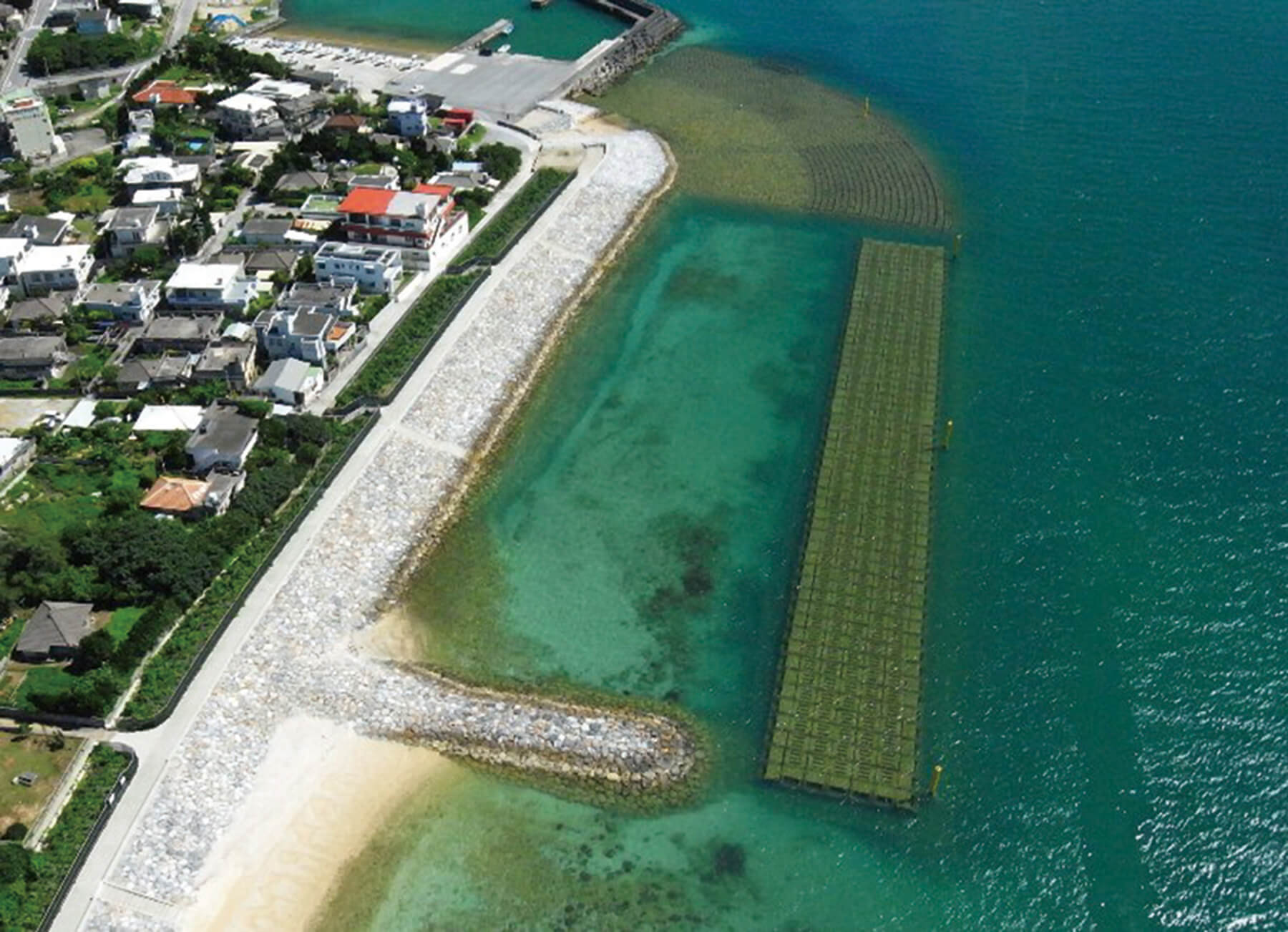 02 人工リーフの事例 - 藻場環境の保全：沖縄県北部土木事務所 [沖縄県 浜崎港海岸]