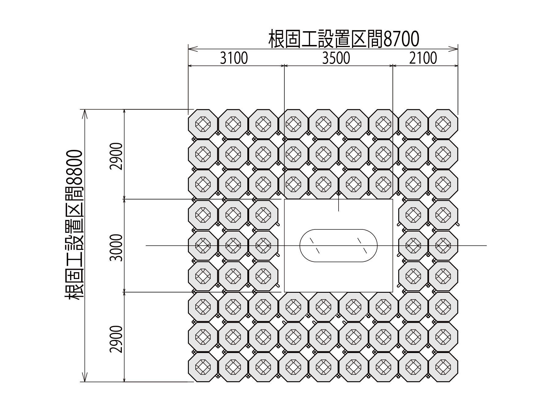 01 河川の事例 橋脚基礎根固工：OR-Ⅱ型5t連結 [和歌山県 日高川]