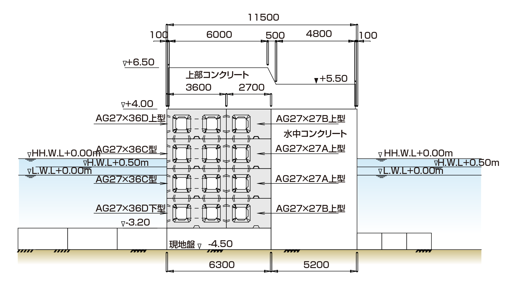 03 不透過及び透過堤の事例：入善町水産課 [富山県 入善漁港/防波堤]